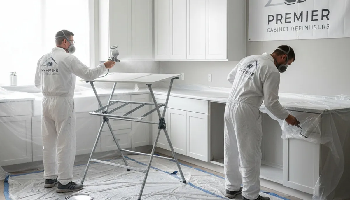 Cabinet painting service in Billings, MT for durable kitchen and bathroom cabinet refinishing