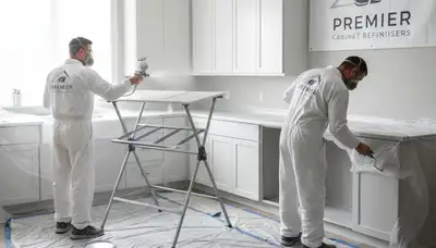 Cabinet painting service in Billings, MT for durable kitchen and bathroom cabinet refinishing