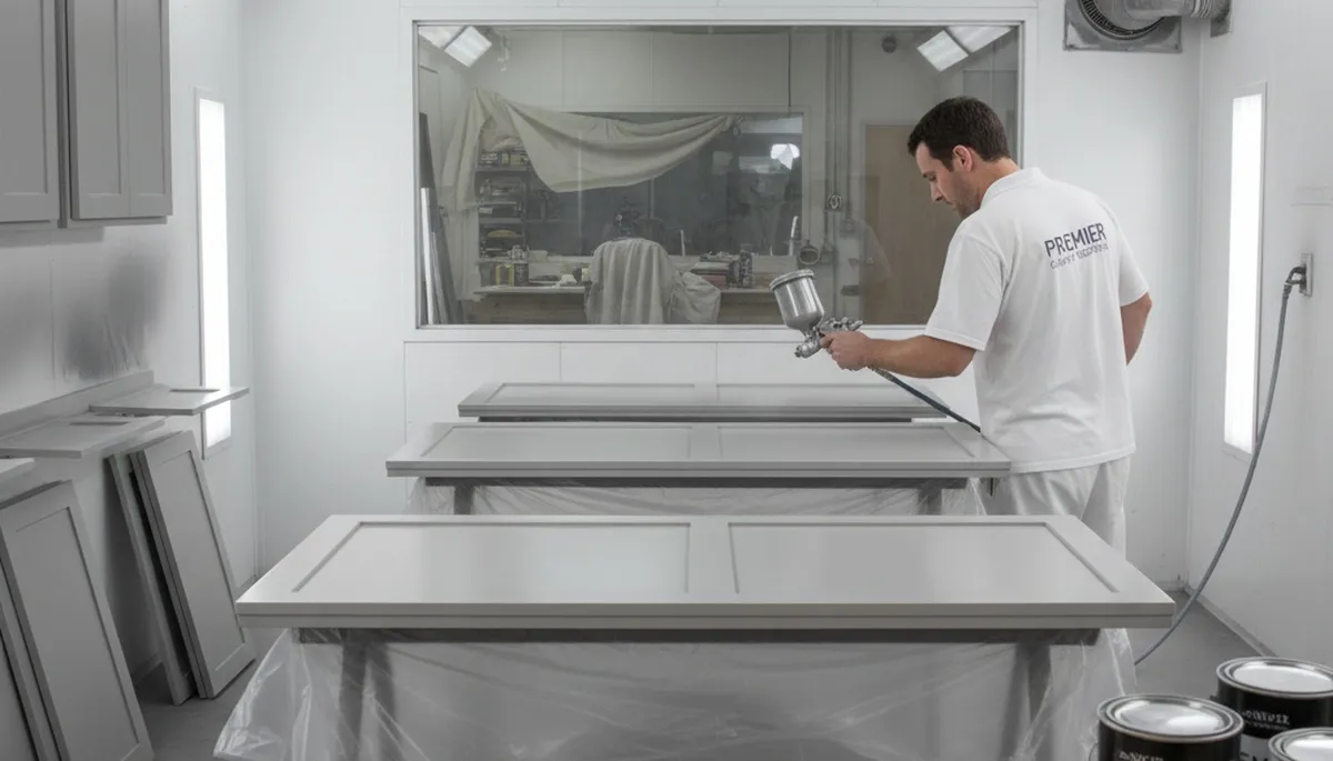 Cabinet painting in Billings, MT for durable kitchen and bathroom cabinet refinishing