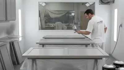 Cabinet painting in Billings, MT for durable kitchen and bathroom cabinet refinishing