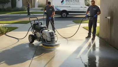 Concrete pressure cleaning for driveways and sidewalks in Billings, MT by Billings Paint Pros