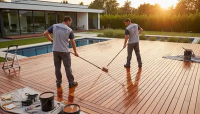 Deck sealing service in Billings, MT protects wood decks from moisture and sun damage