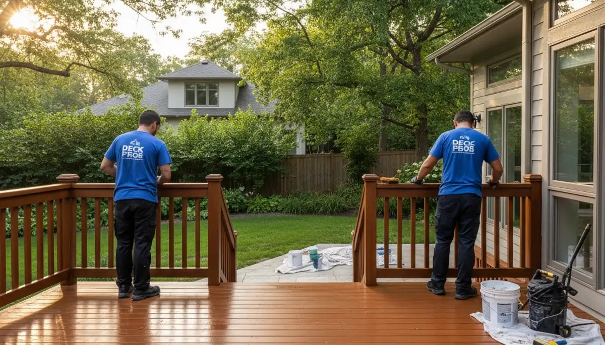 Billings Paint Pros deck staining service in Billings, MT for wood protection and curb appeal