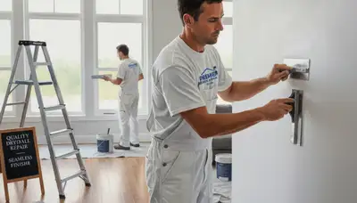 Billings, MT drywall repair by Billings Paint Pros for cracks, holes, and water damage with smooth finish