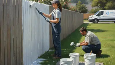 Fence painting in Billings, MT for durable, weather-resistant curb appeal