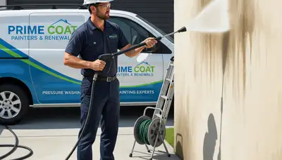 Pressure cleaning service in Billings, MT for siding, decks, and driveways by Billings Paint Pros