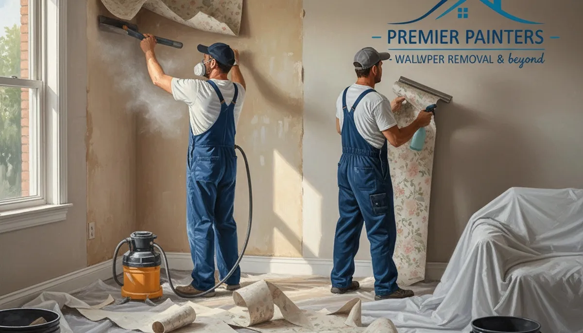 Wallpaper removal service in Billings, MT, preparing walls for painting by Billings Paint Pros
